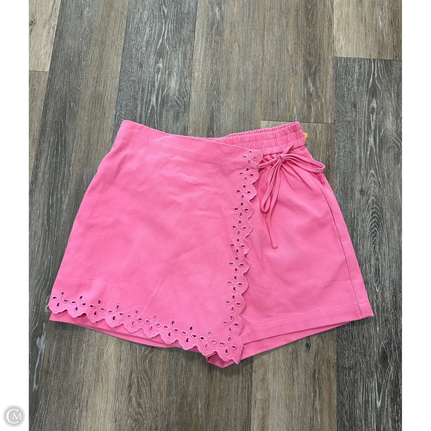 Skort By Entro In Pink Denim, Size: L