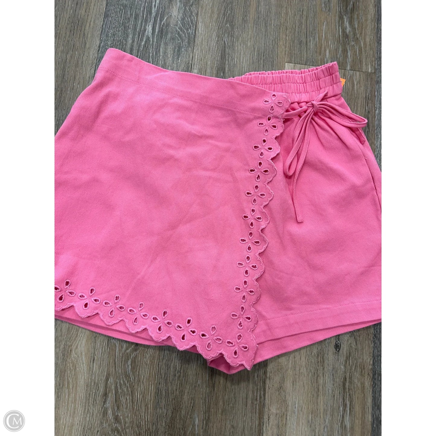 Skort By Entro In Pink Denim, Size: L