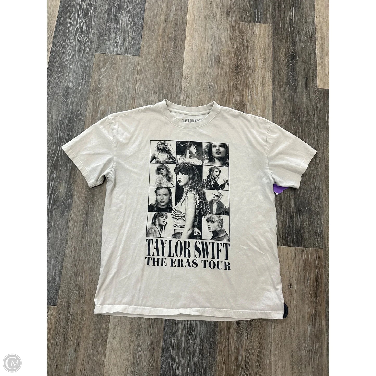 Top Short Sleeve By Taylor Swift In Tan, Size: S