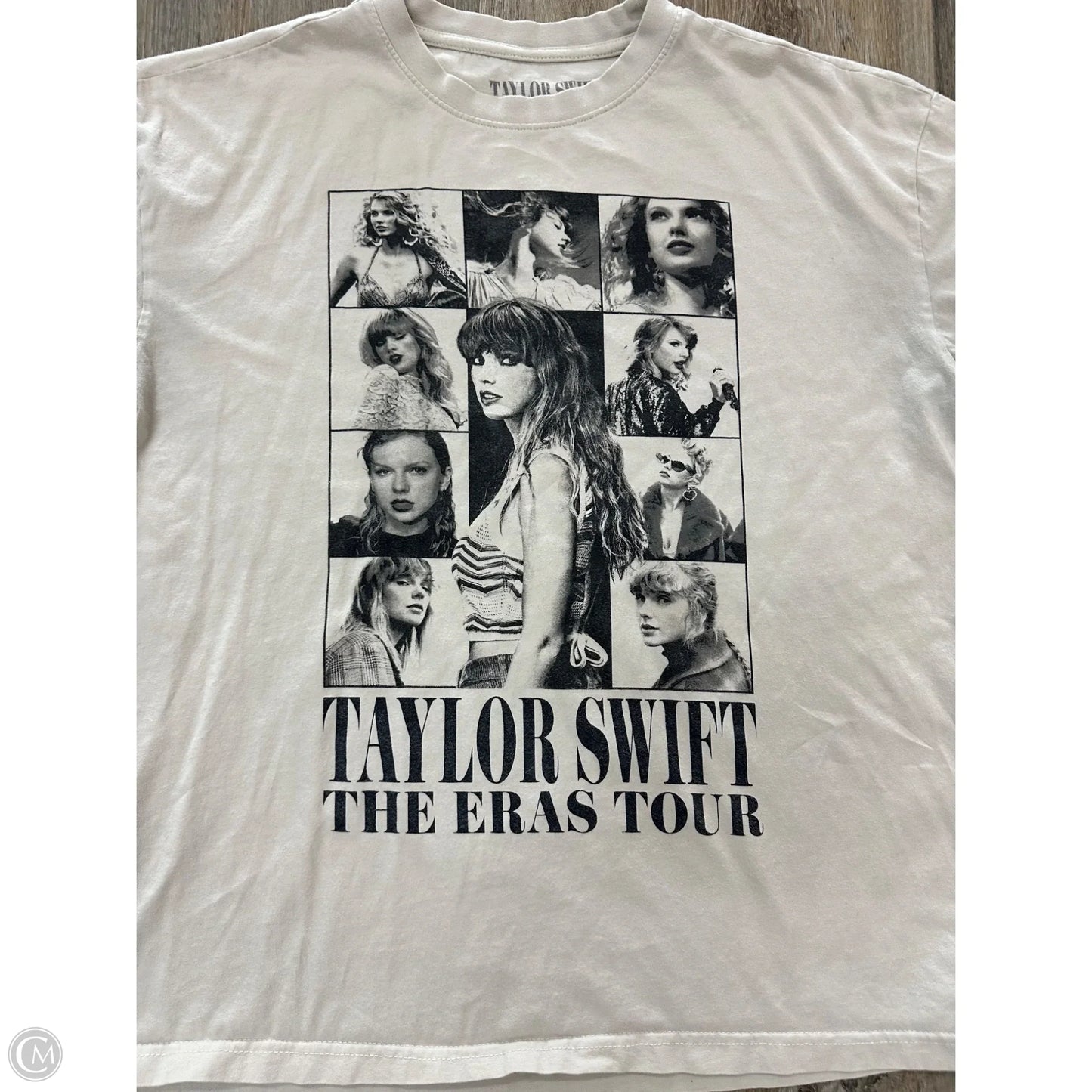 Top Short Sleeve By Taylor Swift In Tan, Size: S