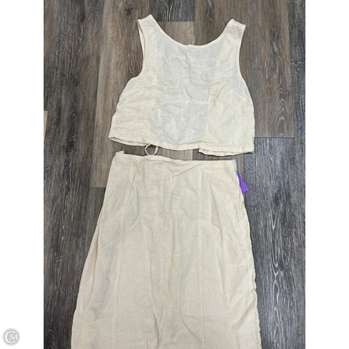 Skirt Set 2pc By Free People In Yellow, Size: M