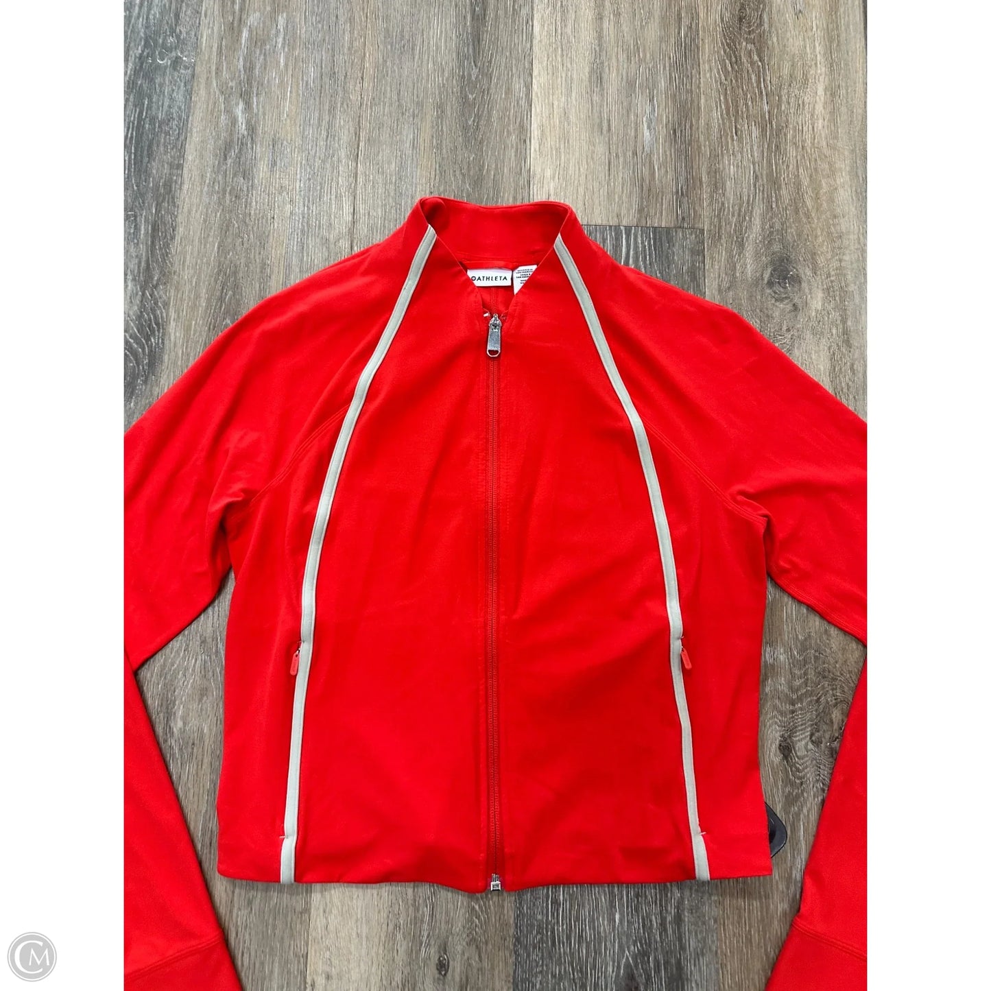 Athletic Jacket By Athleta In Red, Size: M