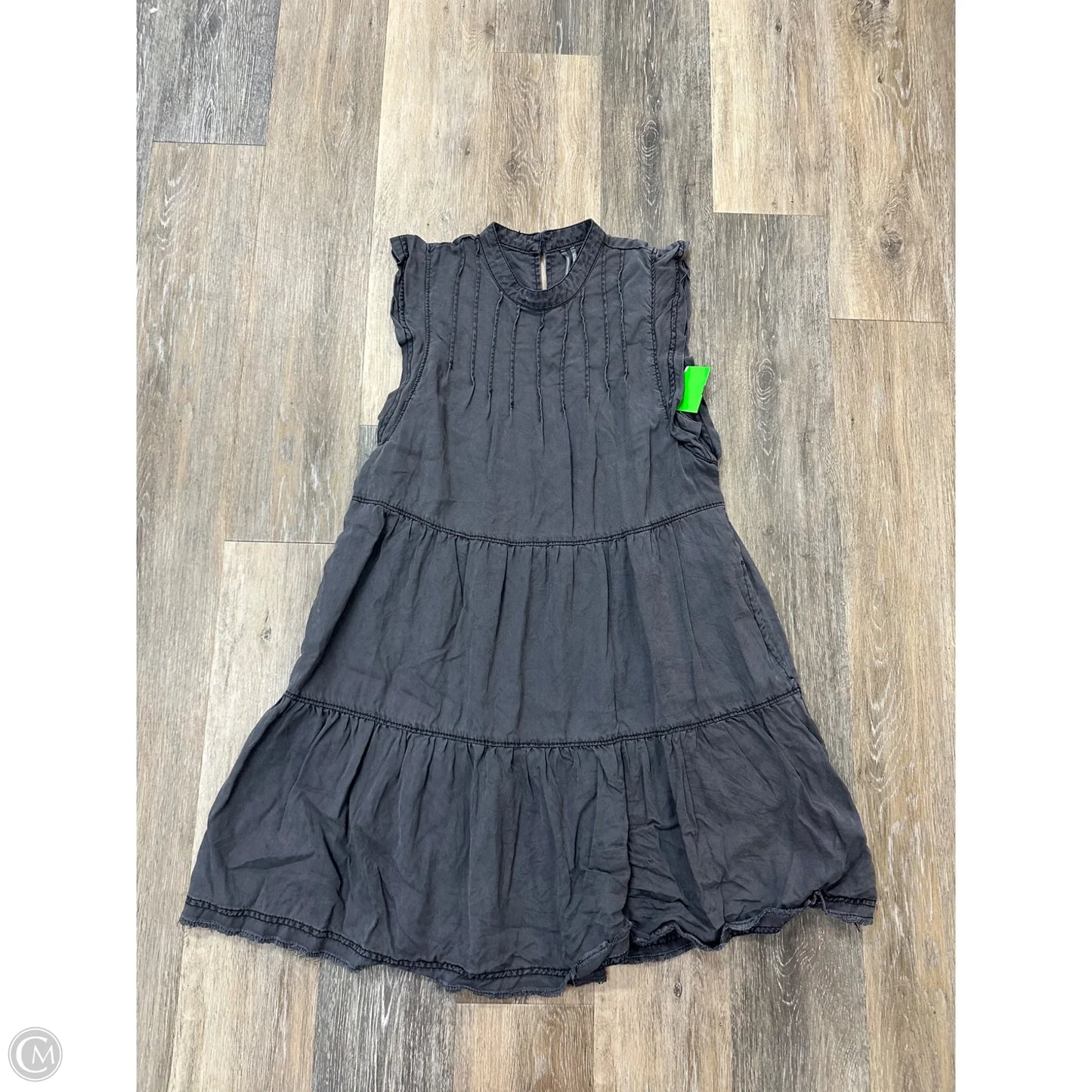 Dress Casual Midi By Anthropologie In Grey, Size: M