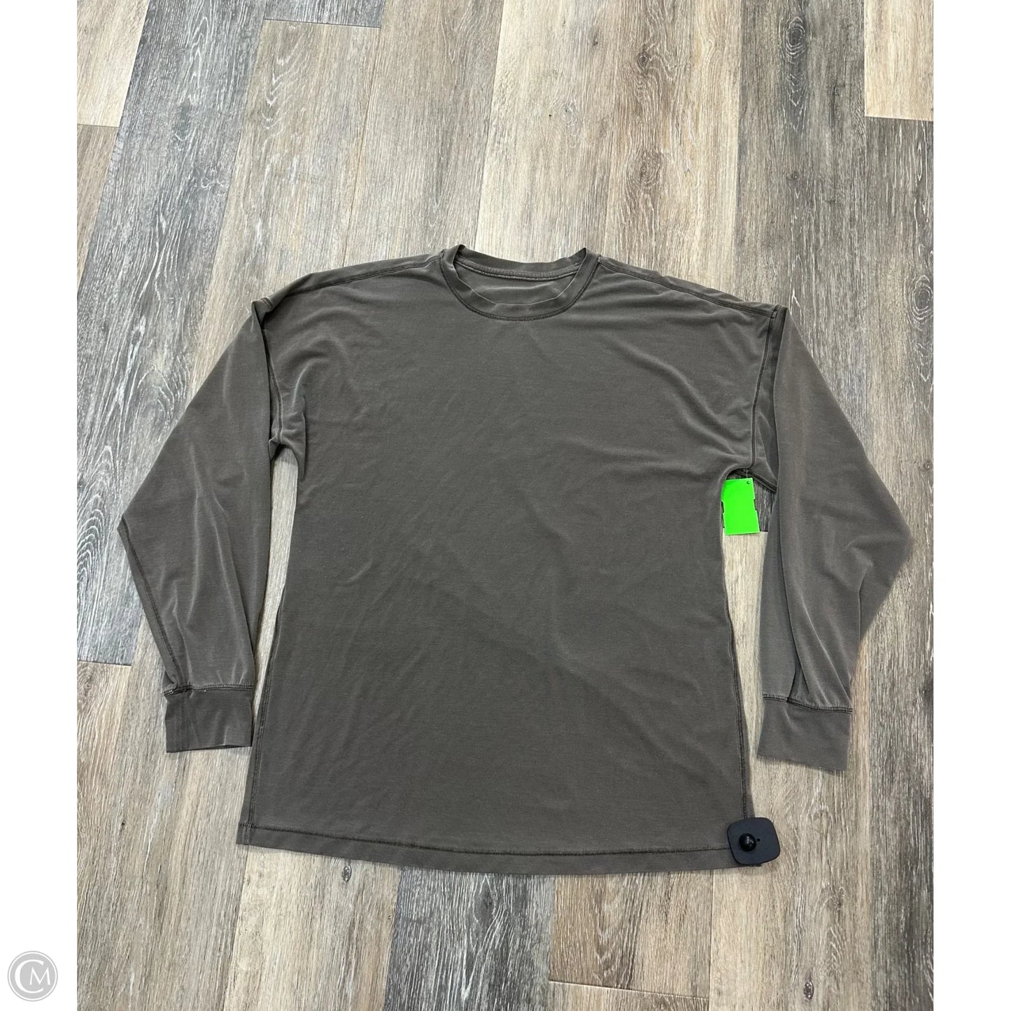 Athletic Top Long Sleeve Crewneck By Lululemon In Brown, Size: S