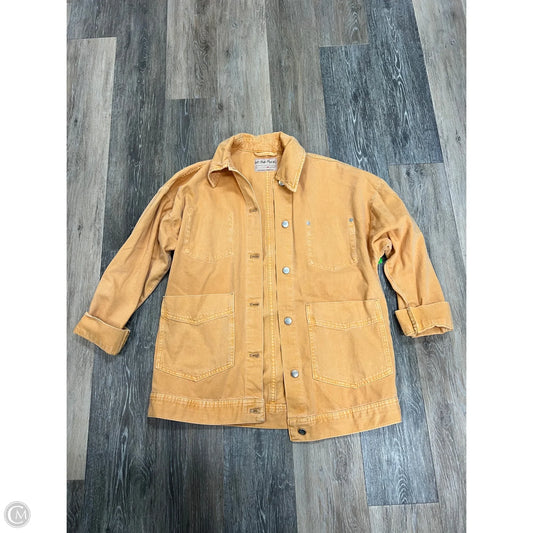 Jacket Denim By We The Free In Orange Denim, Size: Xs