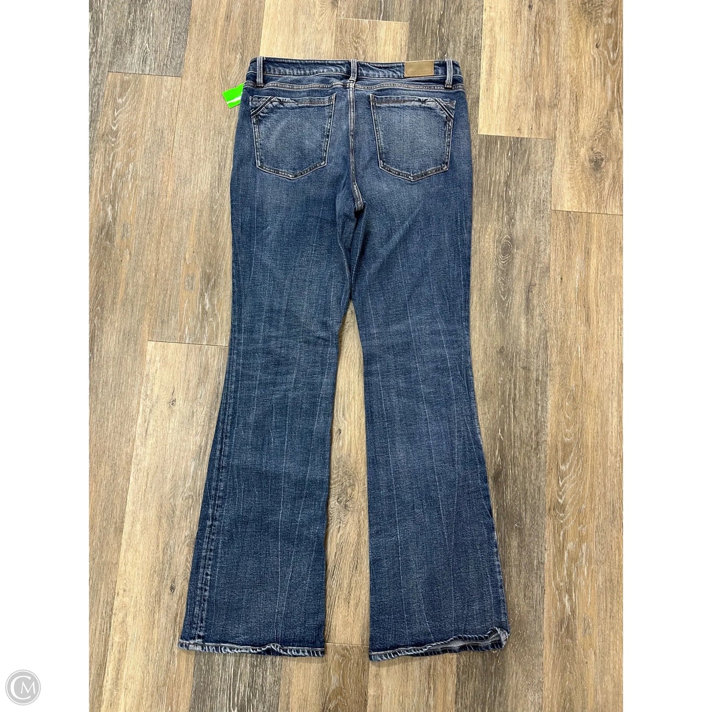 Jeans Boot Cut By Buckle Black In Blue Denim, Size: 14