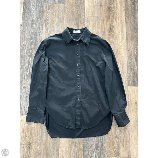 Blouse Long Sleeve By Babaton In Black, Size: XXS