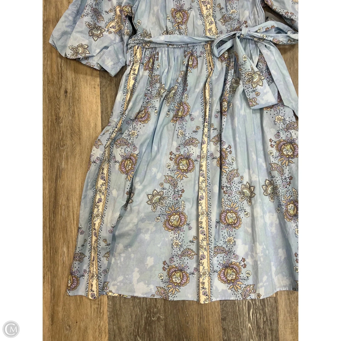 Dress Casual Midi By Lane Bryant In Blue, Size: 16