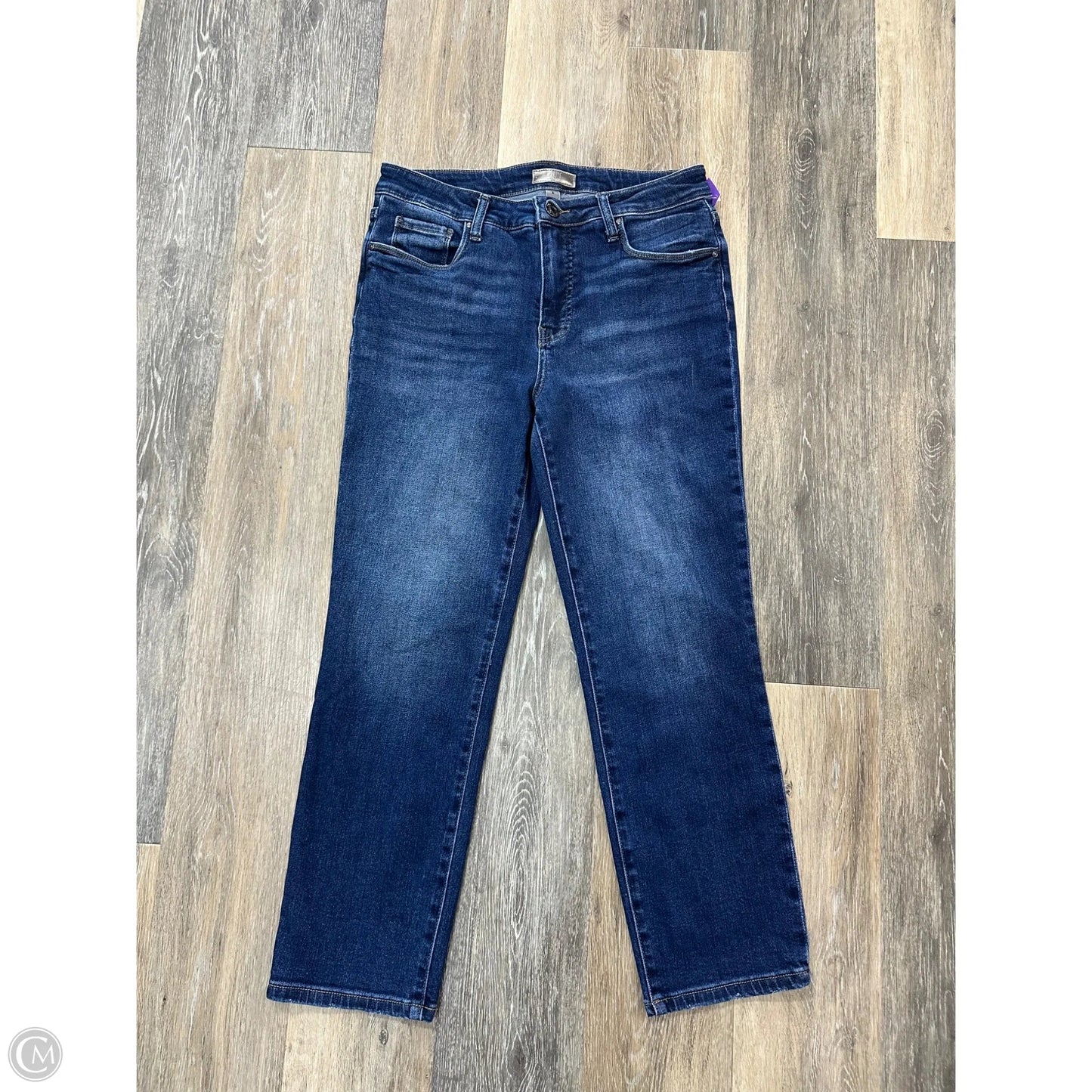 Jeans Straight By Kut In Blue Denim, Size: 6