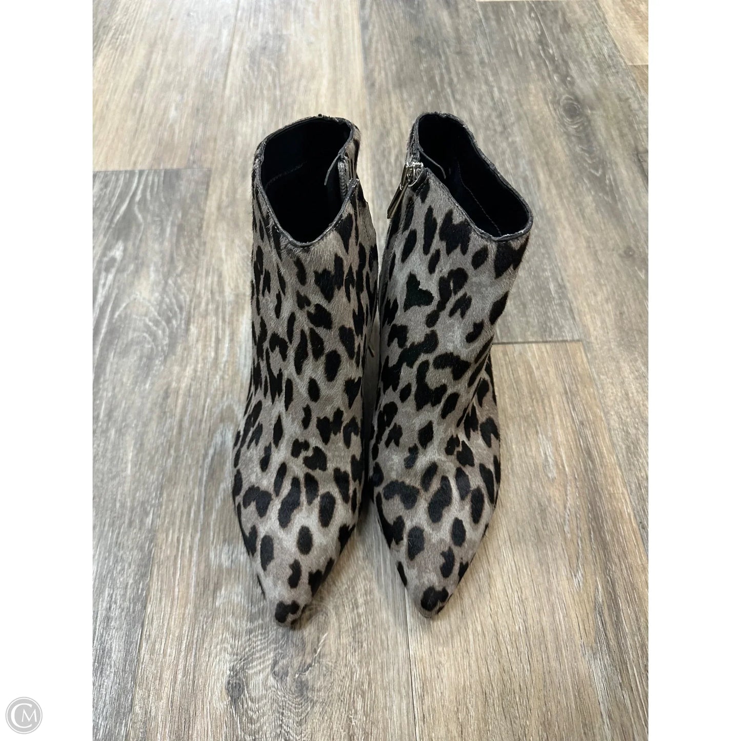 Boots Ankle Heels By Sam Edelman In Animal Print, Size: 8
