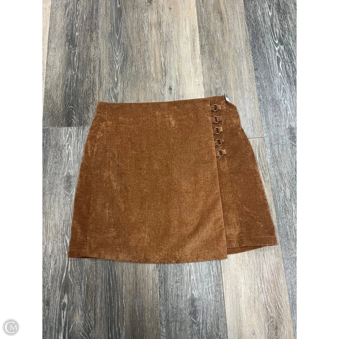 -Skirt Mini & Short By Loveriche In Brown, Size: M