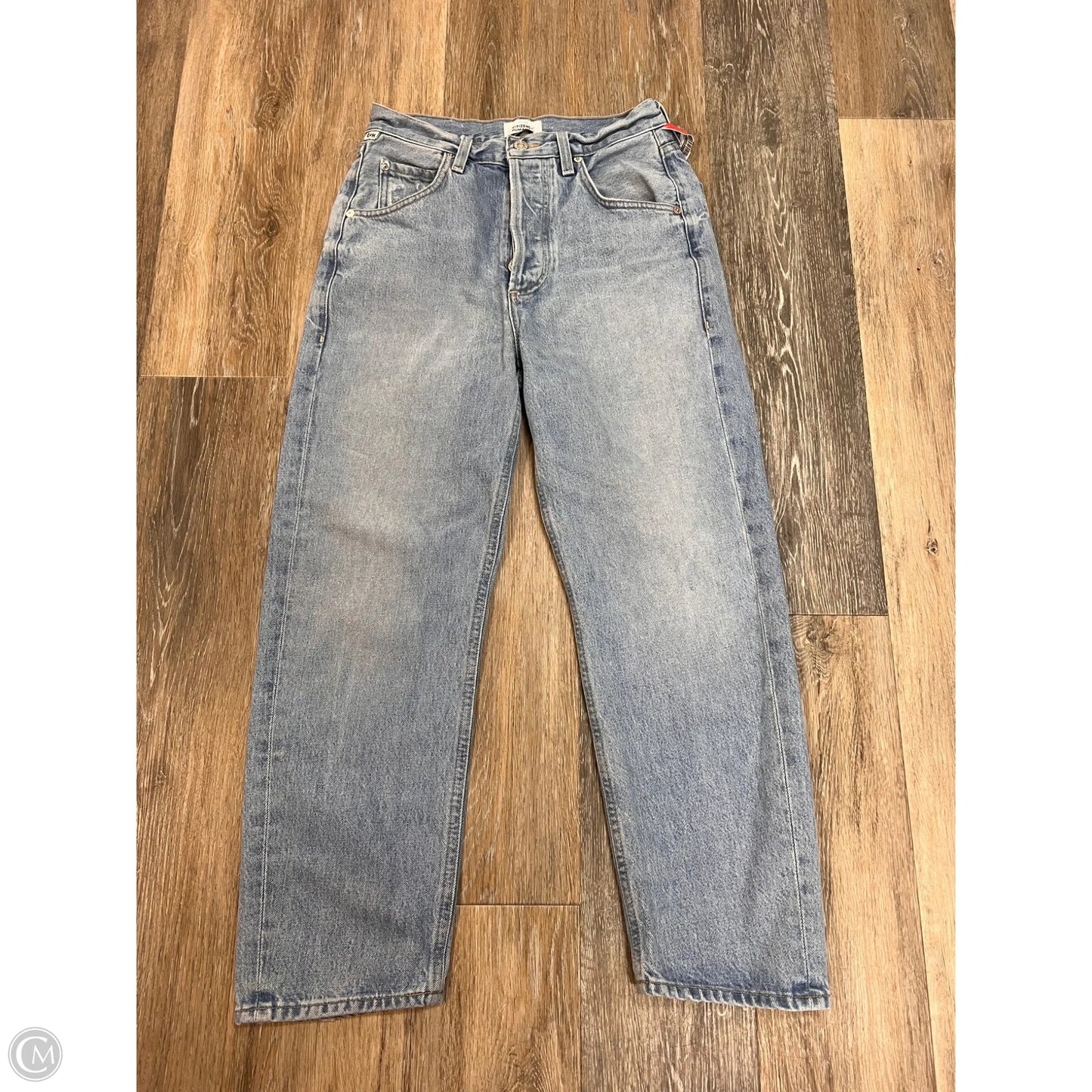 Jeans Straight By Citizens Of Humanity In Blue Denim, Size: 0/24