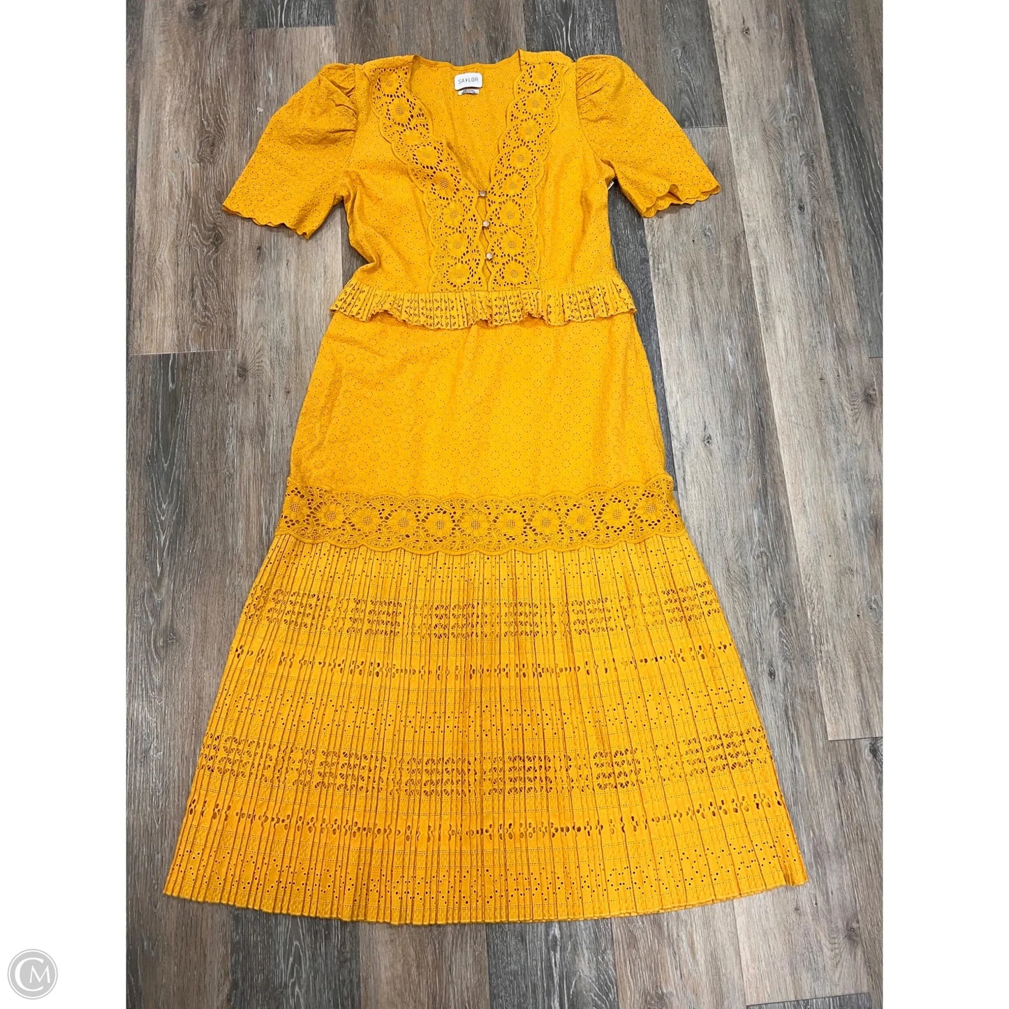 Dress Casual Maxi By Saylor In Yellow, Size: L