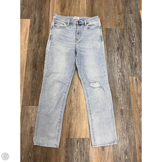 -Jeans Straight By Pistola In Blue Denim, Size: 10/30