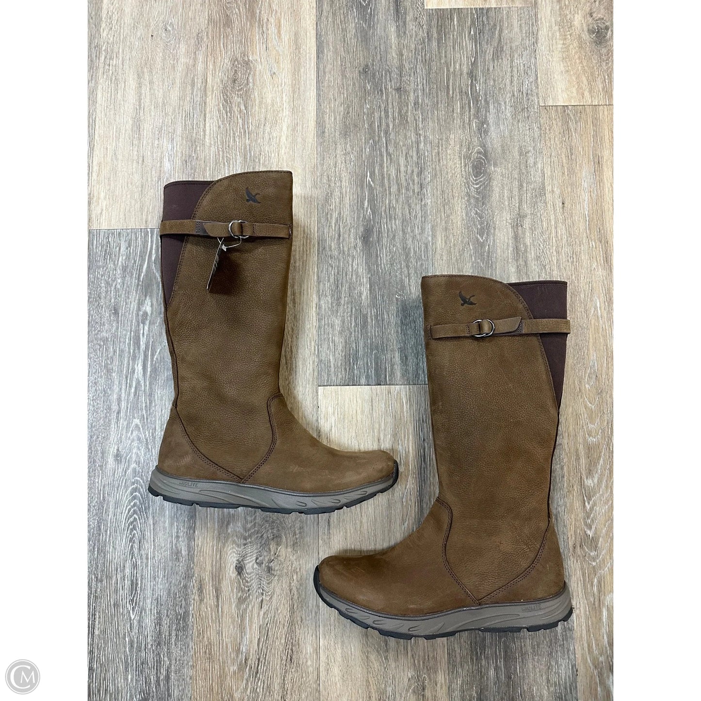 Boots Snow By Eddie Bauer In Tan, Size: 10