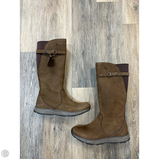 Boots Snow By Eddie Bauer In Tan, Size: 10