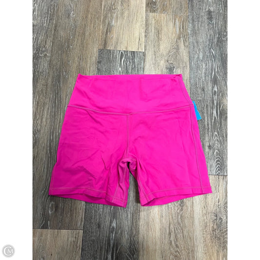 Athletic Shorts By Lululemon In Pink, Size: 10