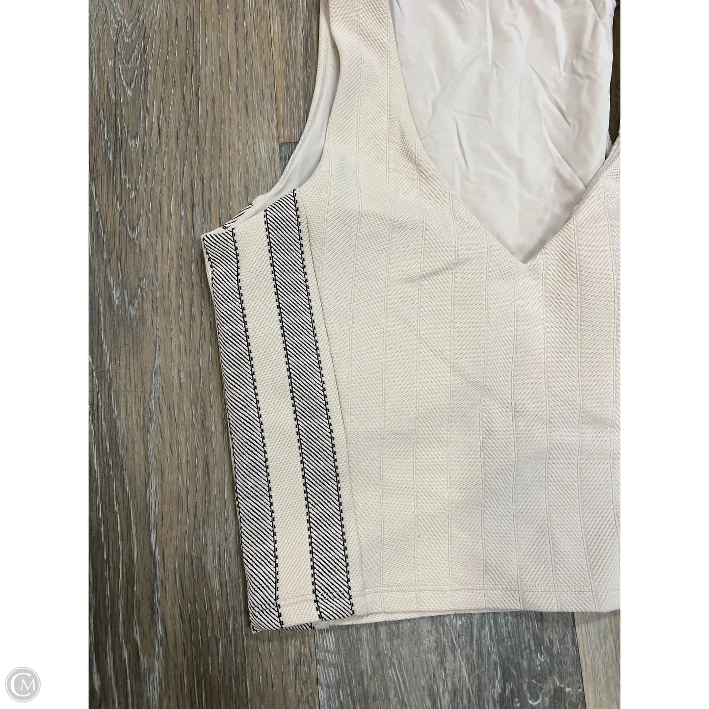 Athletic Tank Top By Devon Windsor In Cream, Size: M
