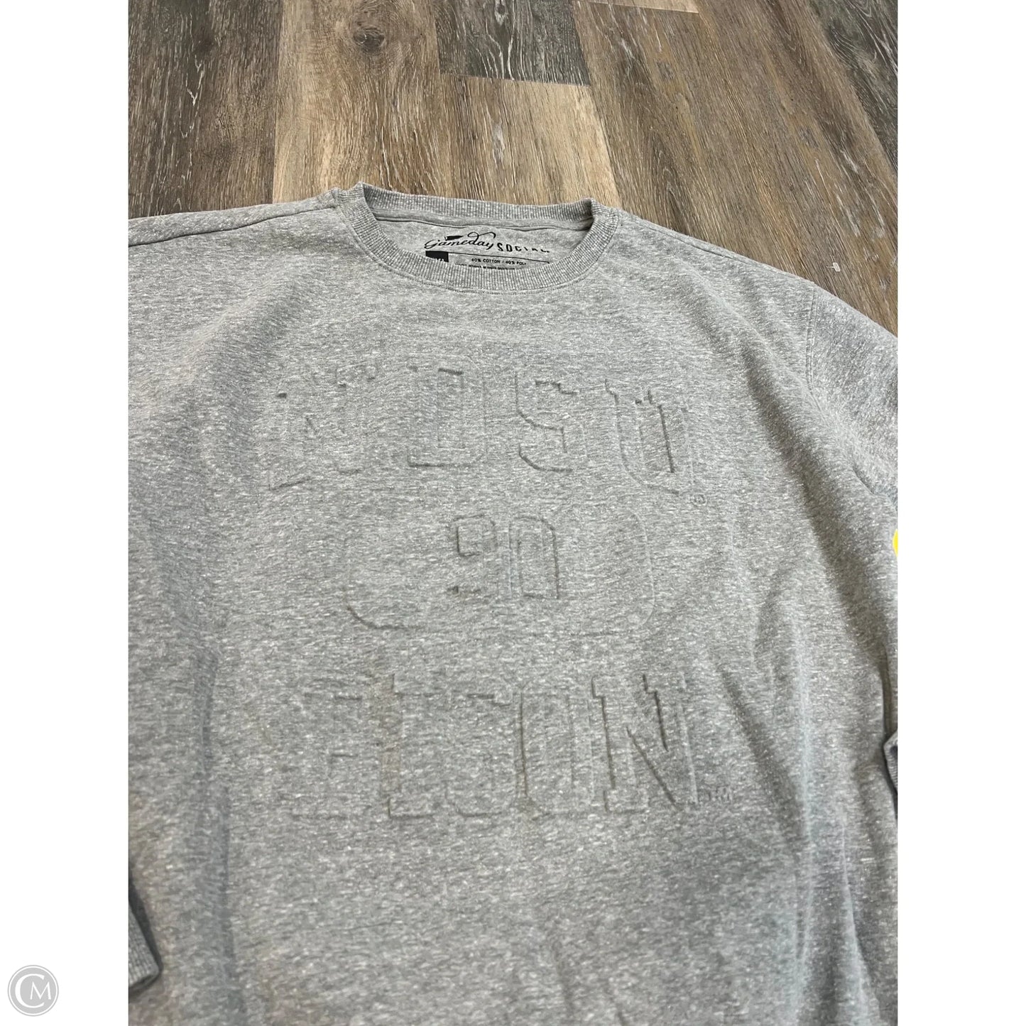 Athletic Sweatshirt  By GAMEDAY SOCIAL In Grey, Size: Xxl