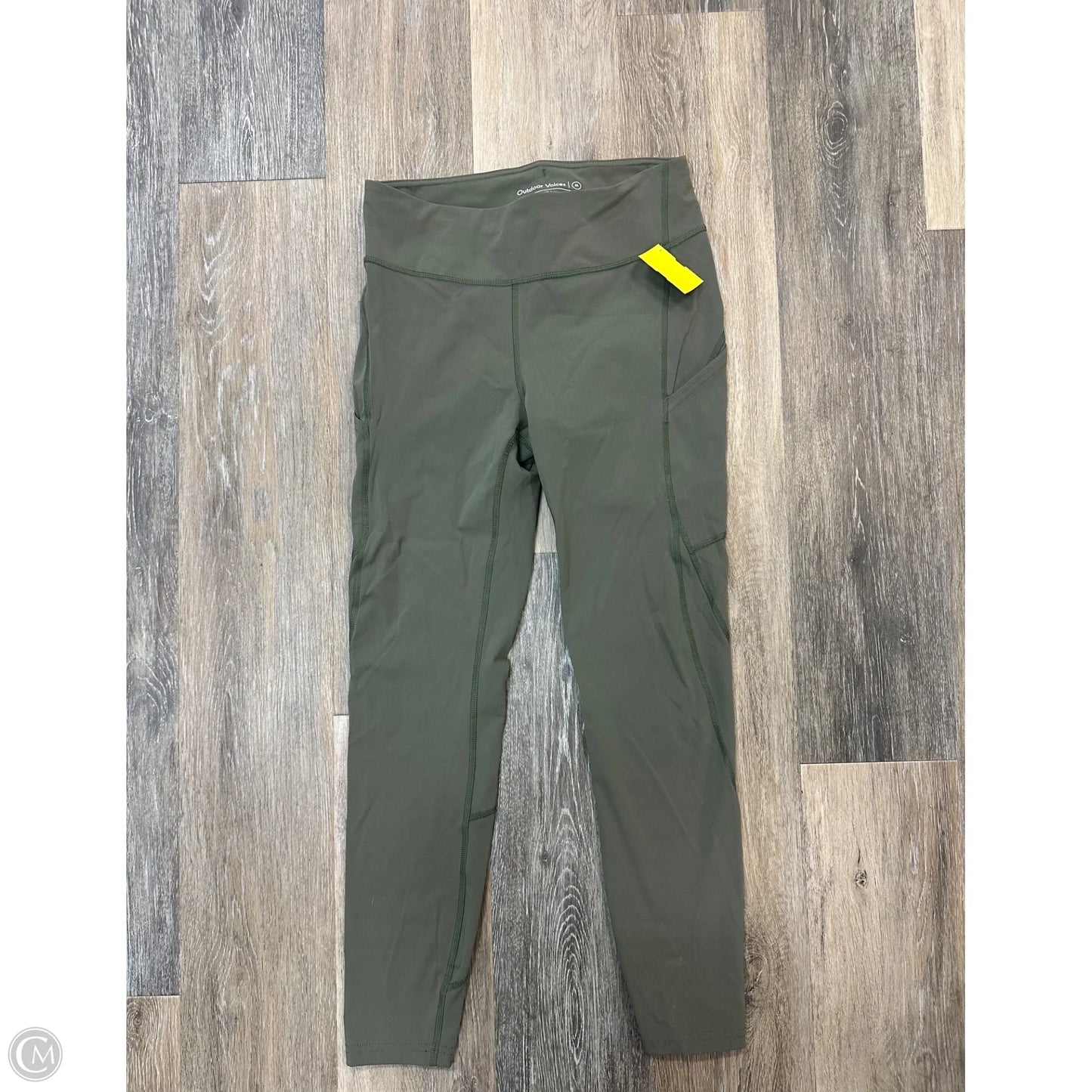 Athletic Leggings By Outdoor Voices In Green, Size: M