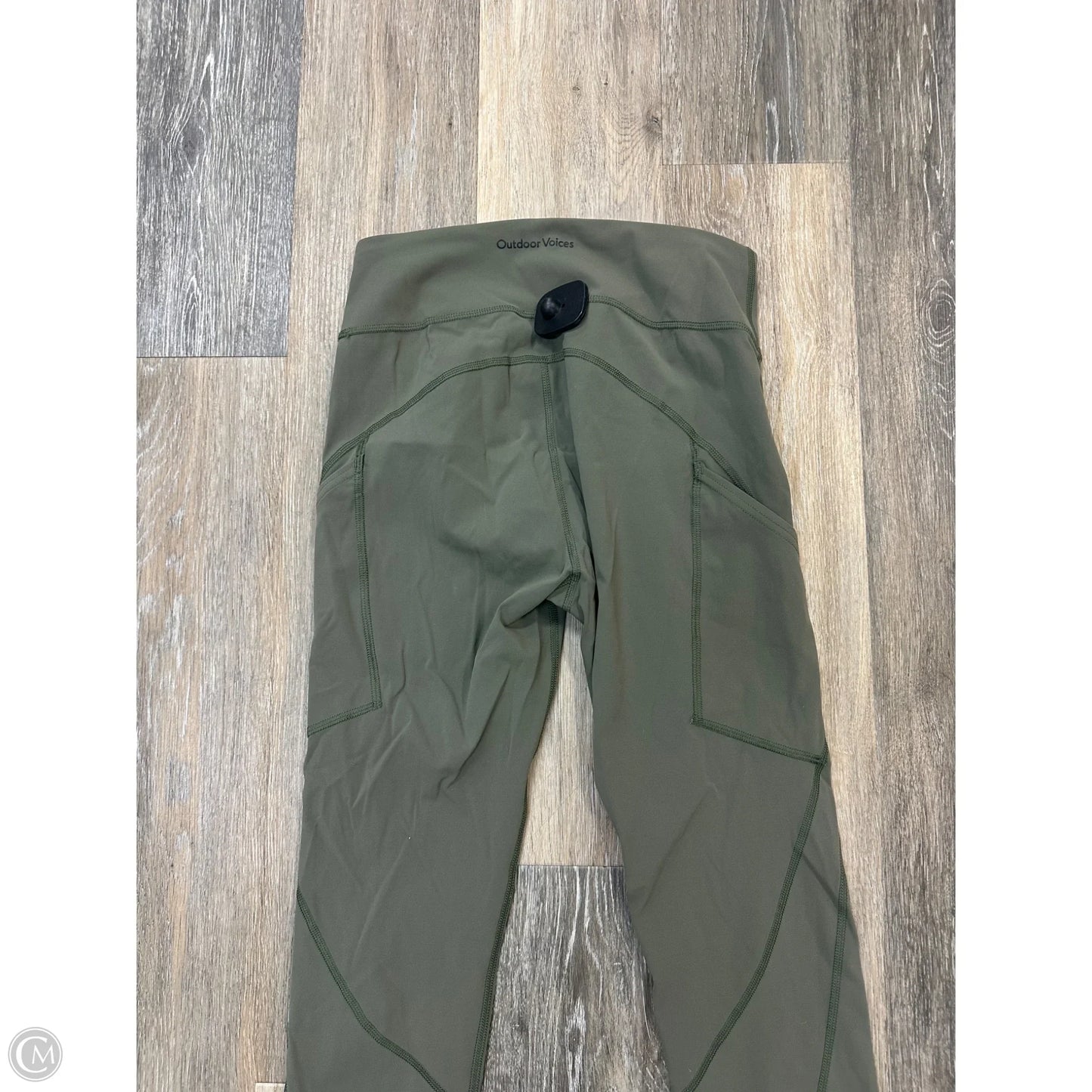 Athletic Leggings By Outdoor Voices In Green, Size: M