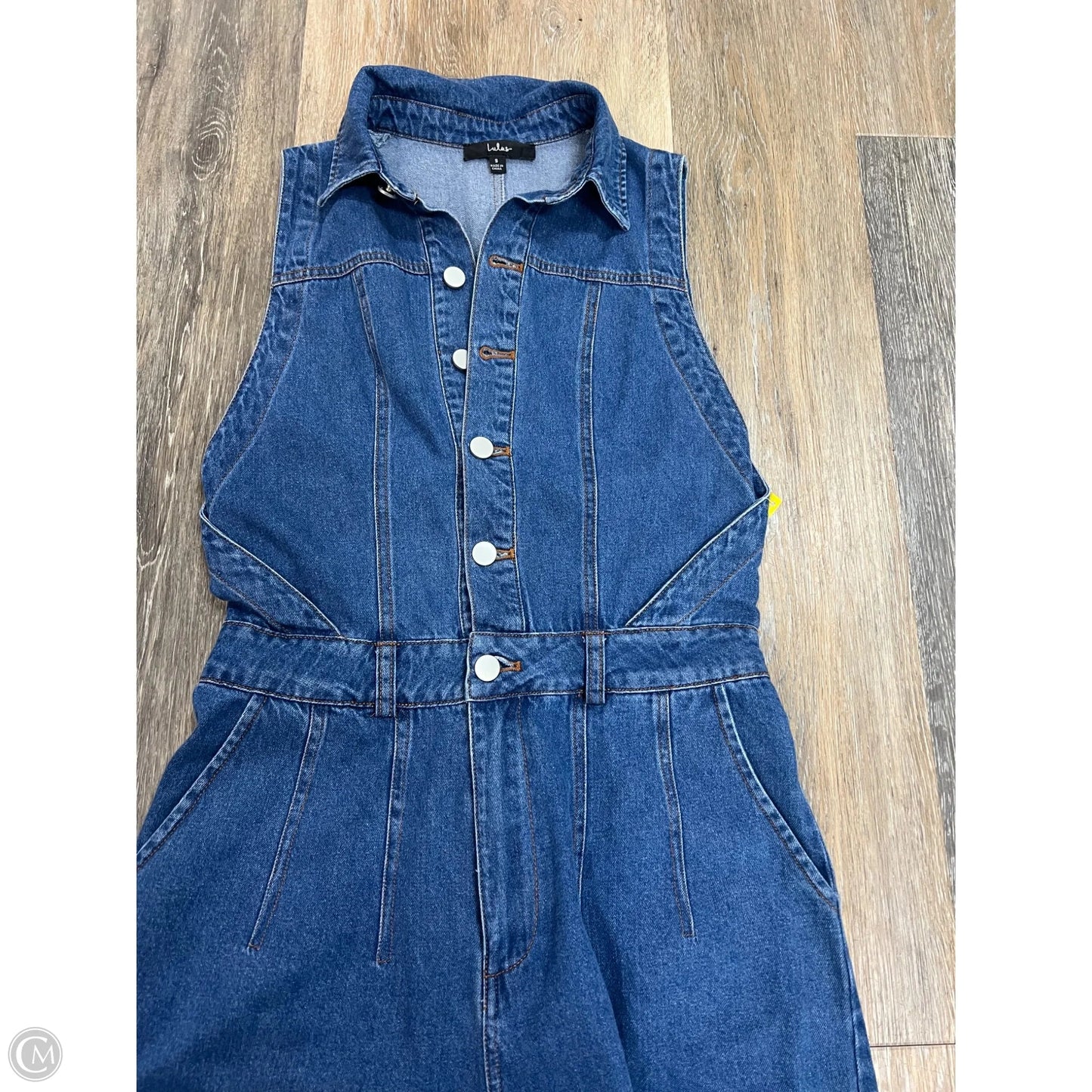 Romper By Lulu In Blue Denim, Size: S