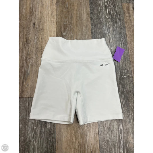 Athletic Shorts By White Fox In Cream, Size: Xs