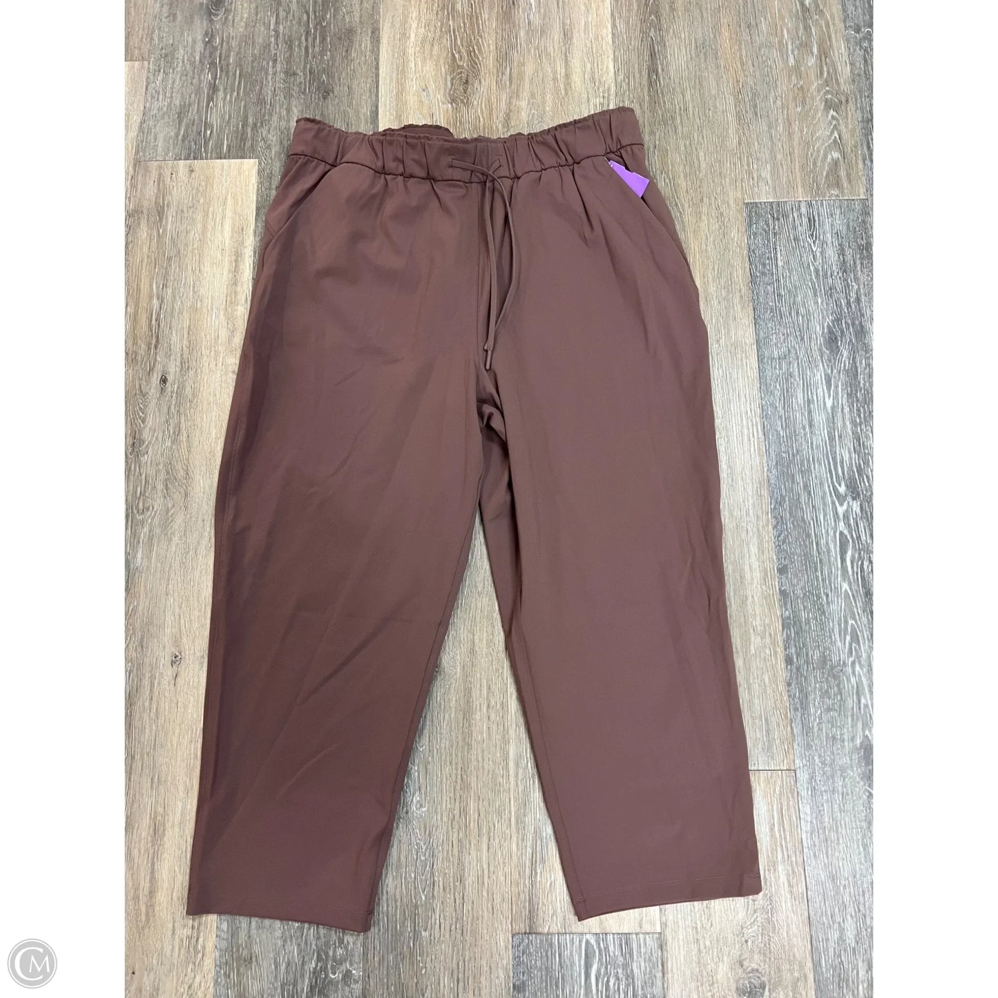 Athletic Pants By Lululemon In Mauve, Size: 14P