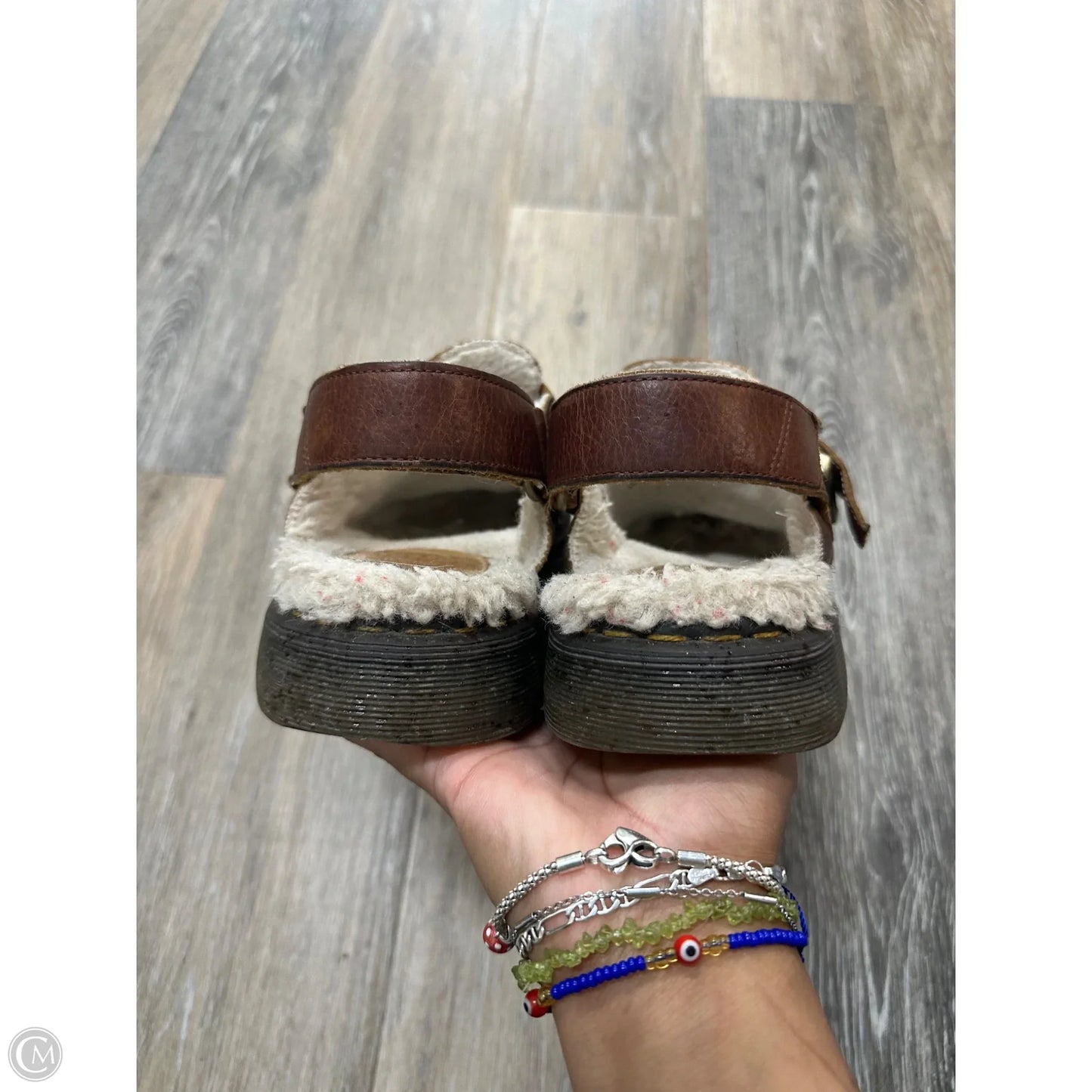 Shoes Flats By Dr Martens In Brown, Size: 7