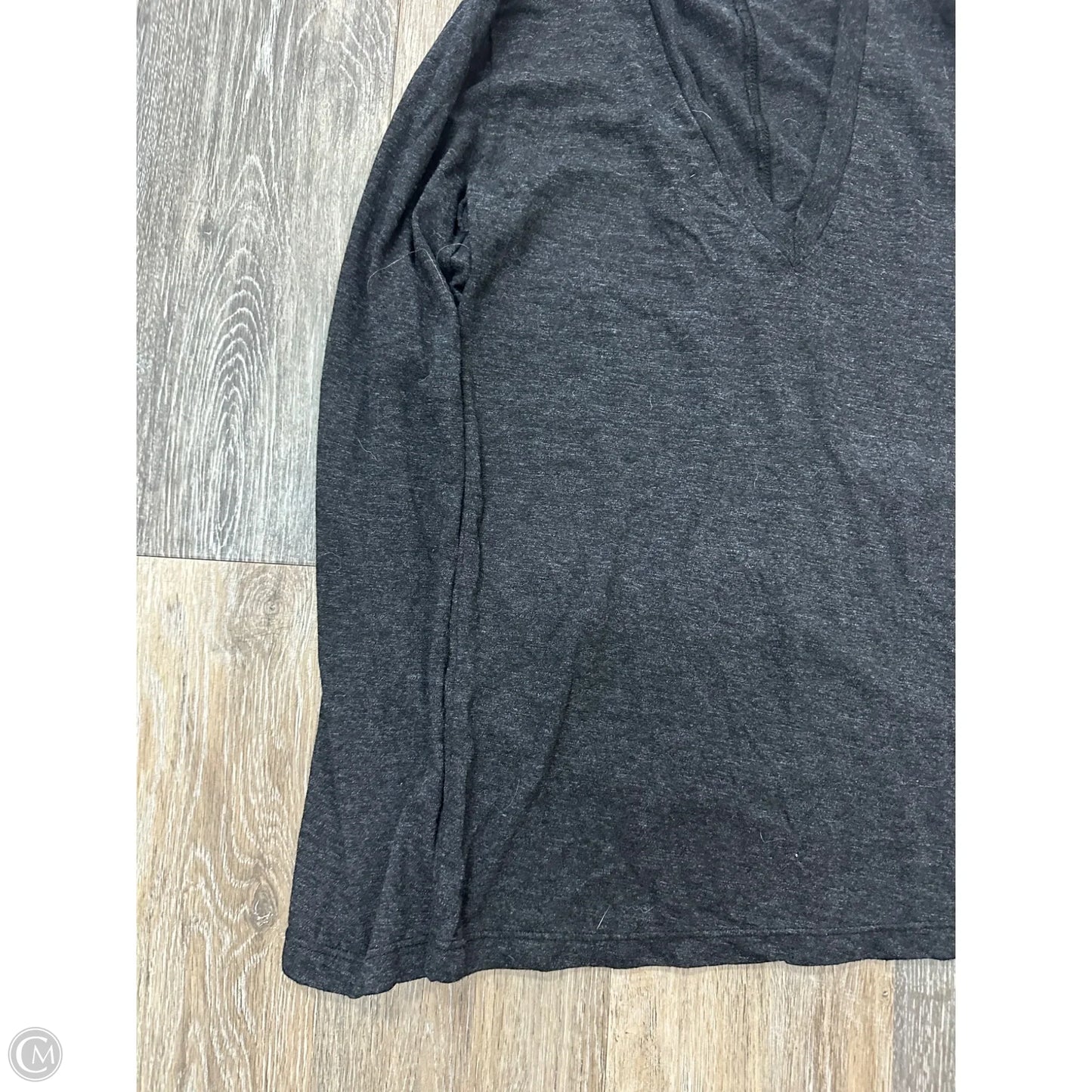 Top Long Sleeve By Monrow In Black, Size: S