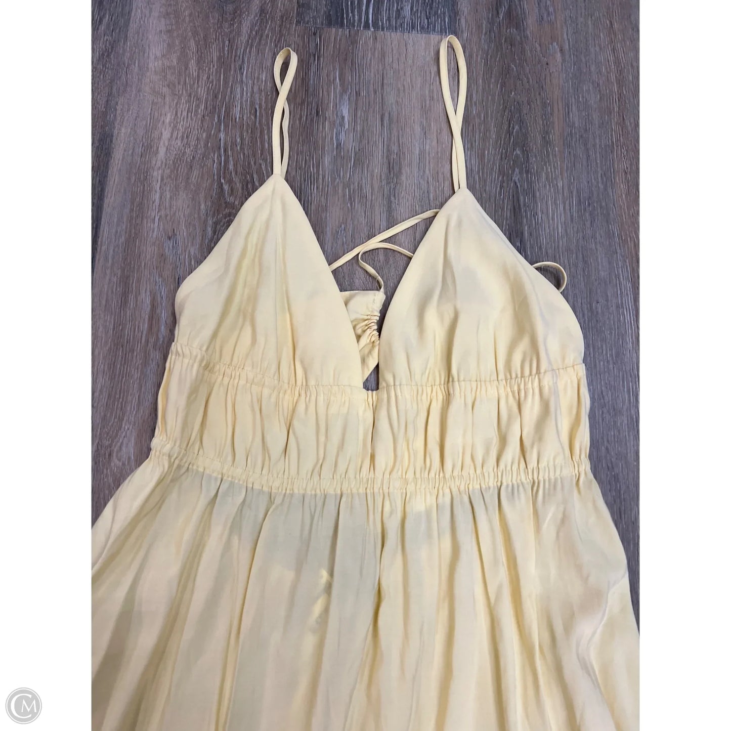 Dress Casual Maxi By Zara In Yellow, Size: M