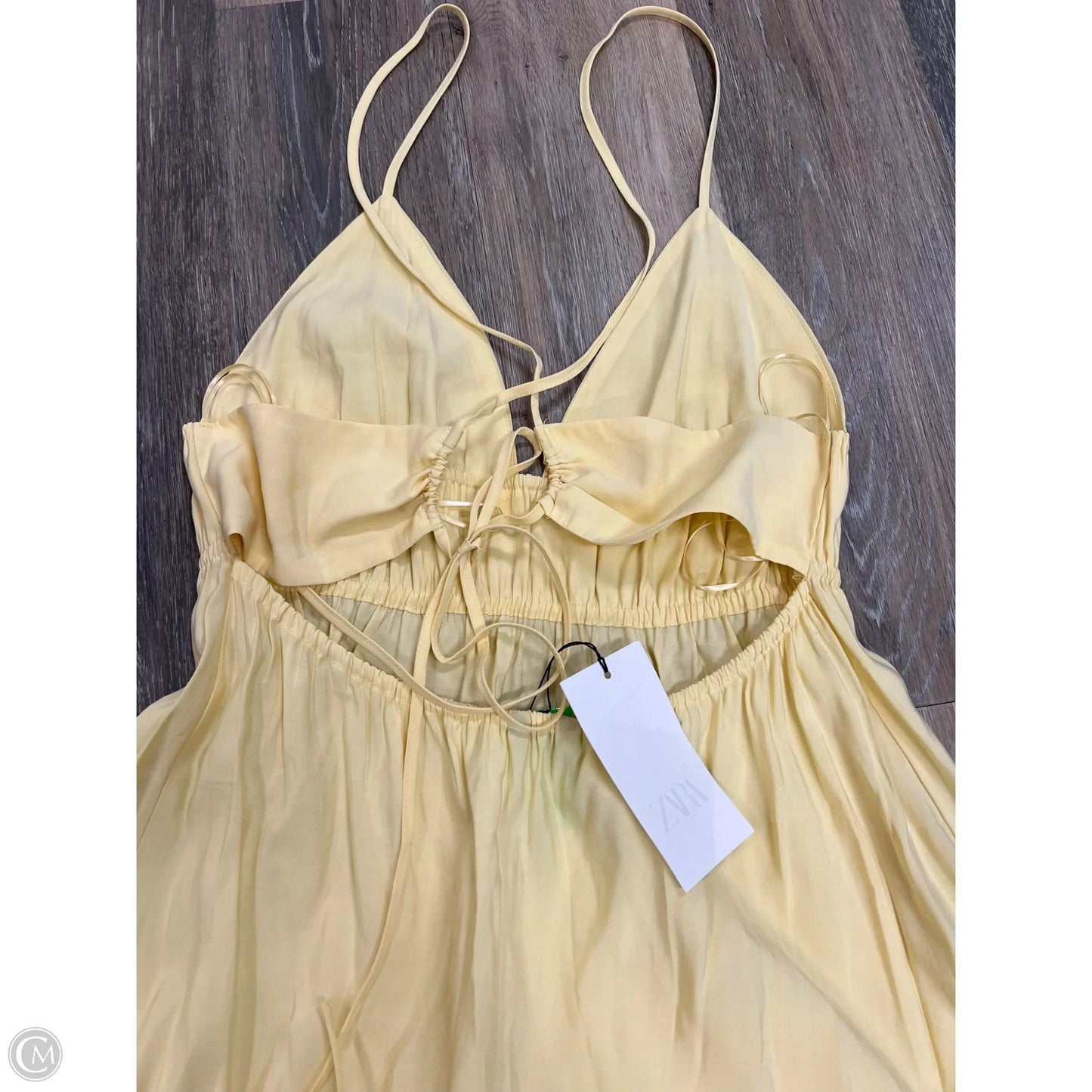 Dress Casual Maxi By Zara In Yellow, Size: M