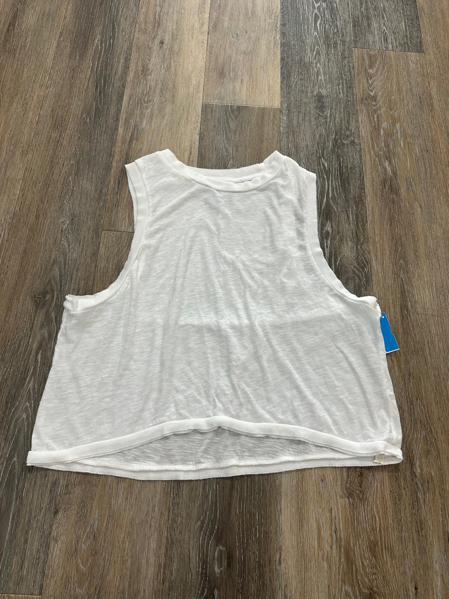 White Athletic Tank Top Free People, Size L