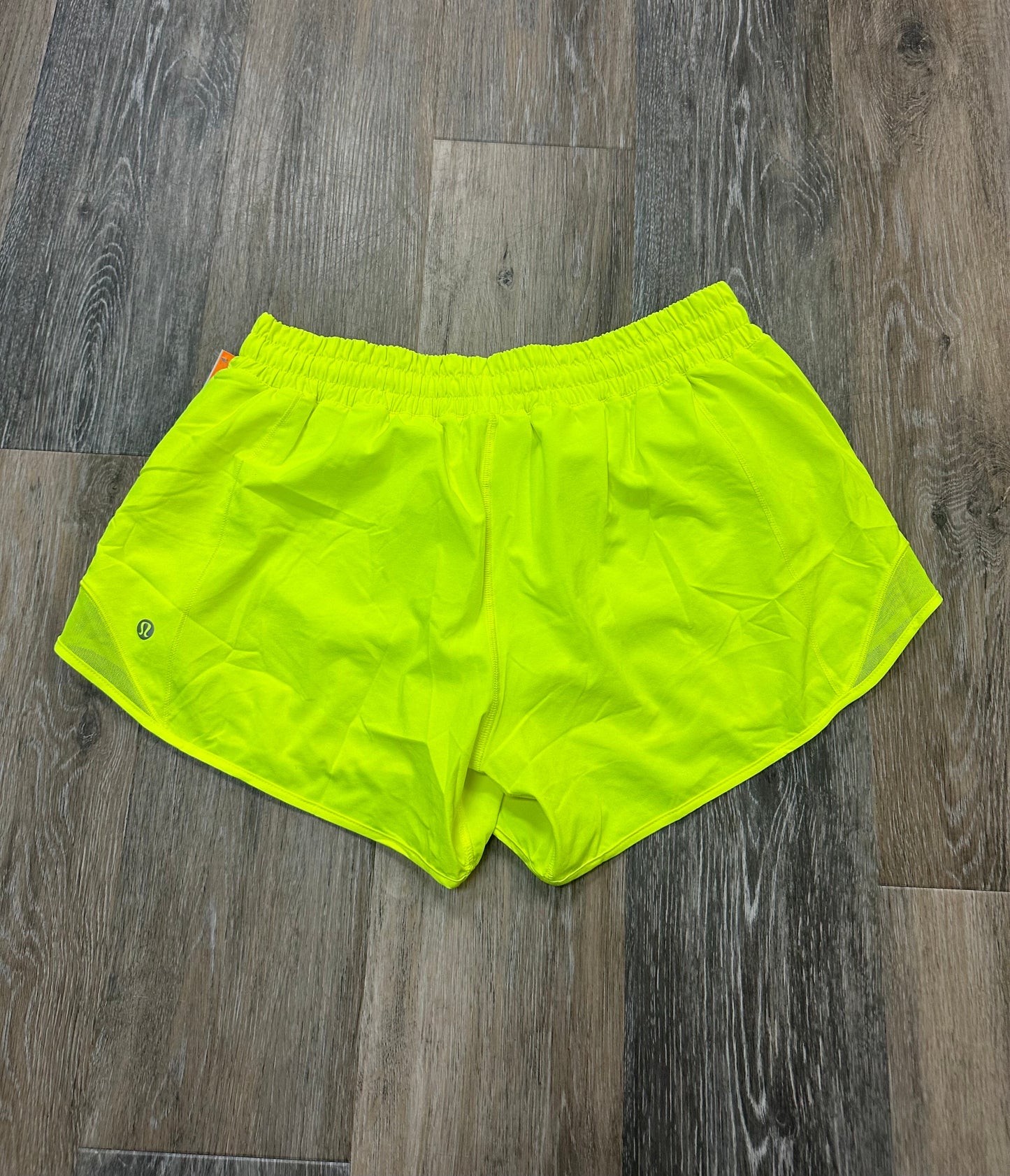 Athletic Shorts By Lululemon In Yellow, Size: 10