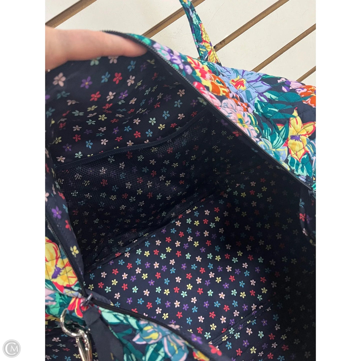 Duffel Bag By Vera Bradley, Size: Large