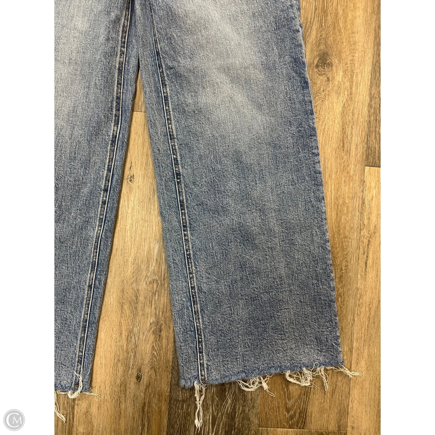 Jeans Wide Leg By Flying Monkey In Blue Denim, Size: 8