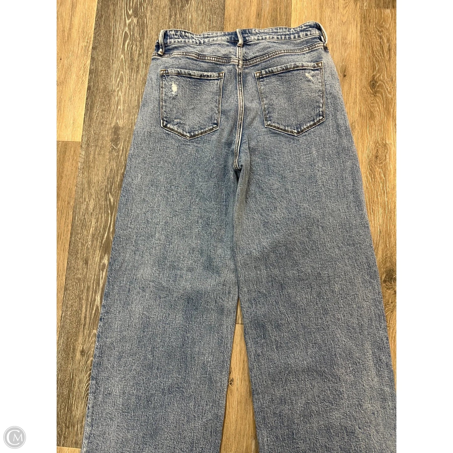 Jeans Wide Leg By Flying Monkey In Blue Denim, Size: 8