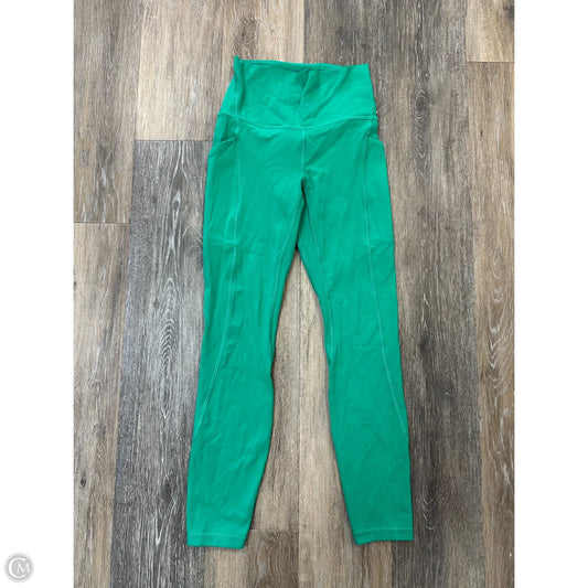 Athletic Leggings By Lululemon In Green, Size: 4