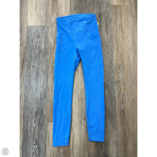 Athletic Leggings By Lululemon In Blue, Size: 4