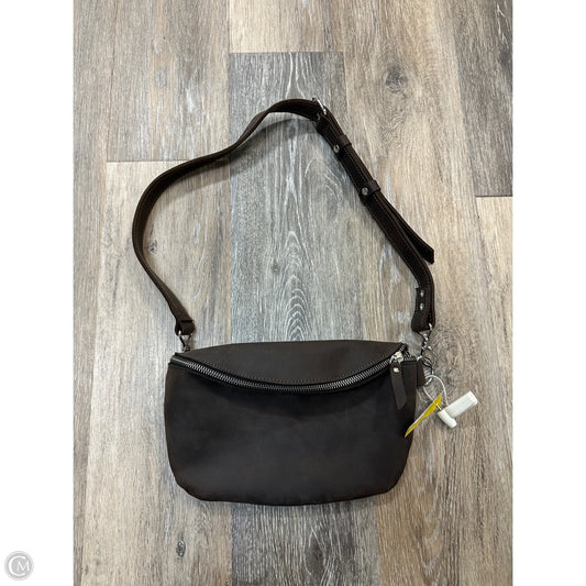 -Belt Bag Leather By Andar, Size: Medium