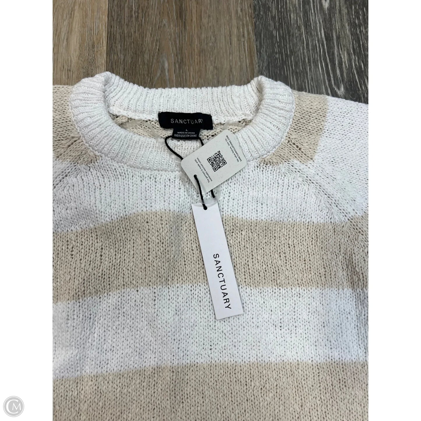 Sweater By Sanctuary In Striped Pattern, Size: L