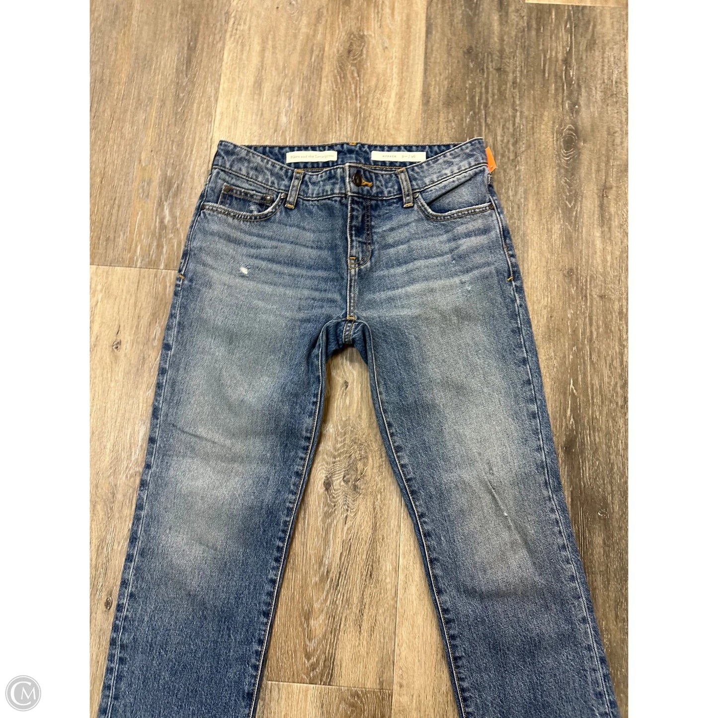 Jeans Straight By Pilcro In Blue Denim, Size: 2