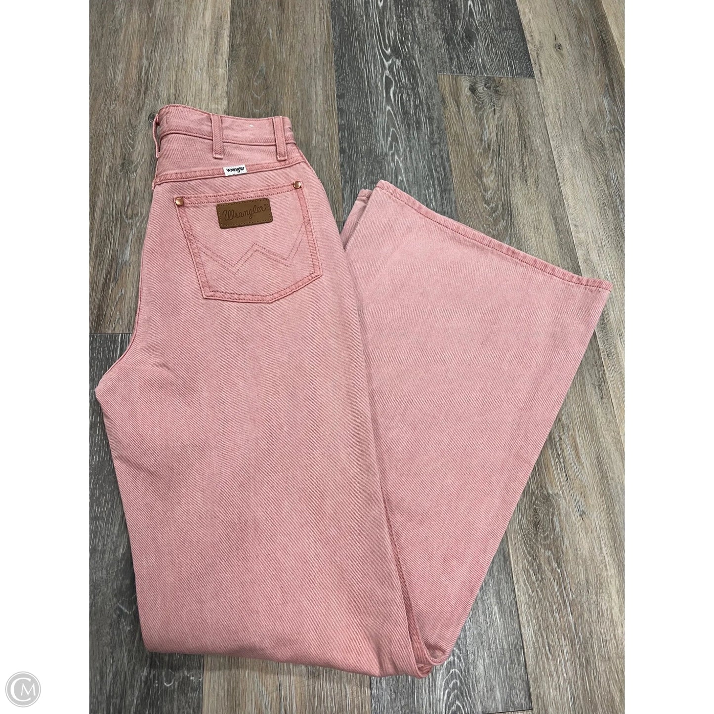 Jeans Flare By Wrangler In Pink, Size: 6/28