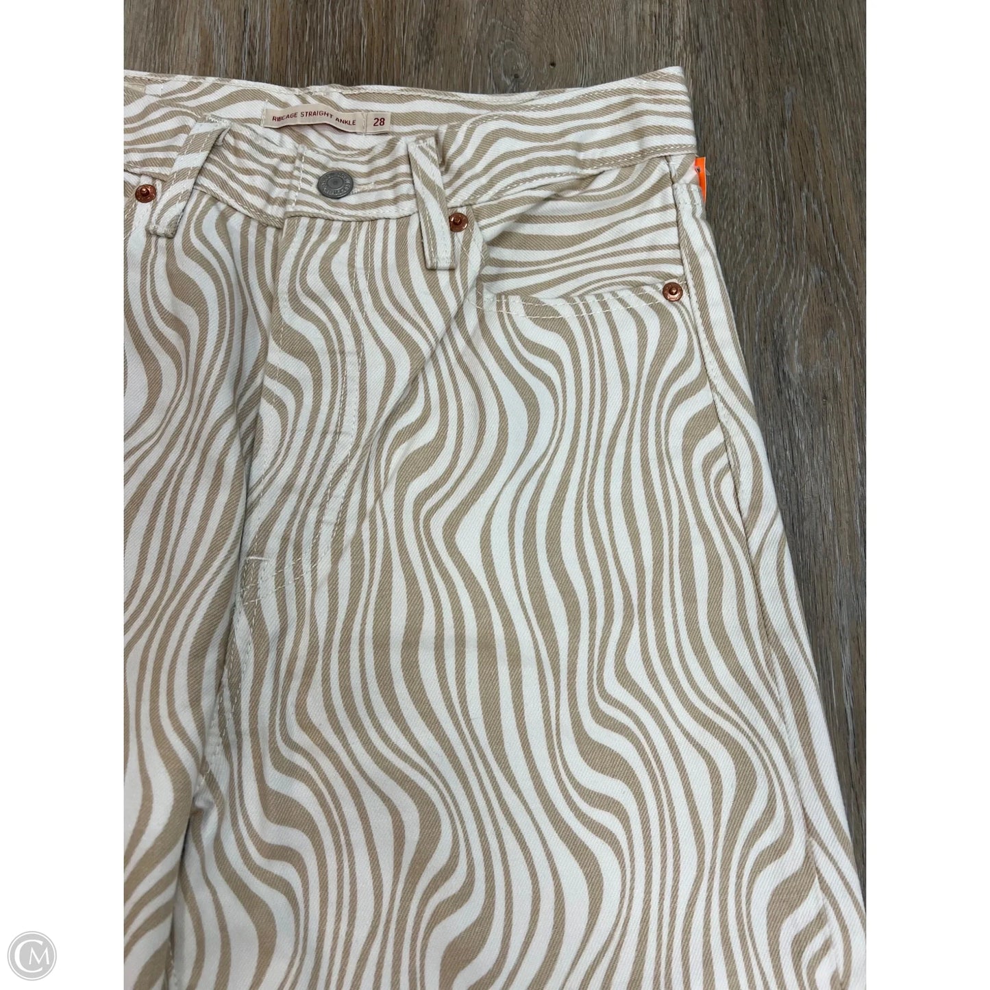 Jeans Straight By Levis In Animal Print, Size: 6/28