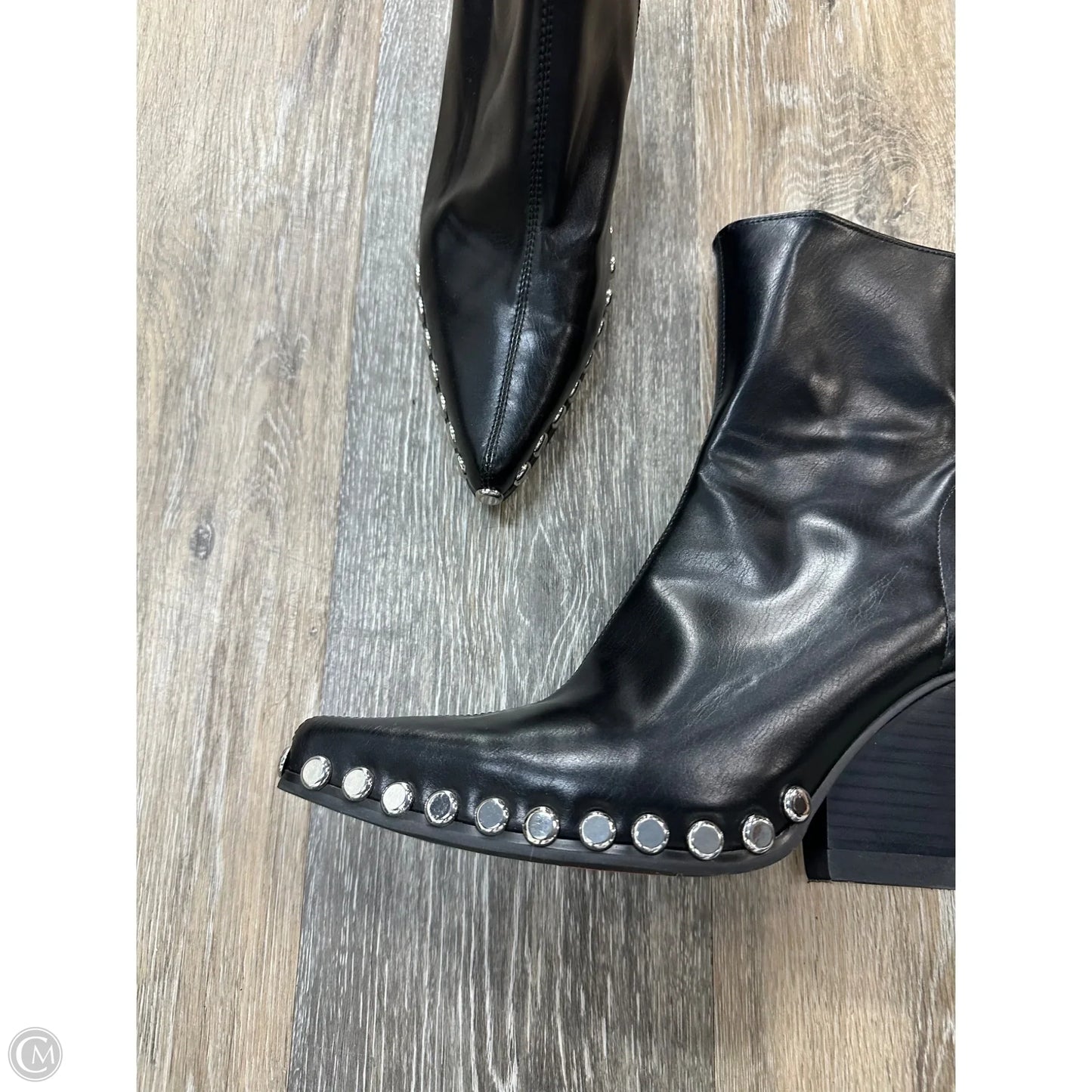 Boots Ankle Heels By Jeffrey Campbell In Black, Size: 9.5