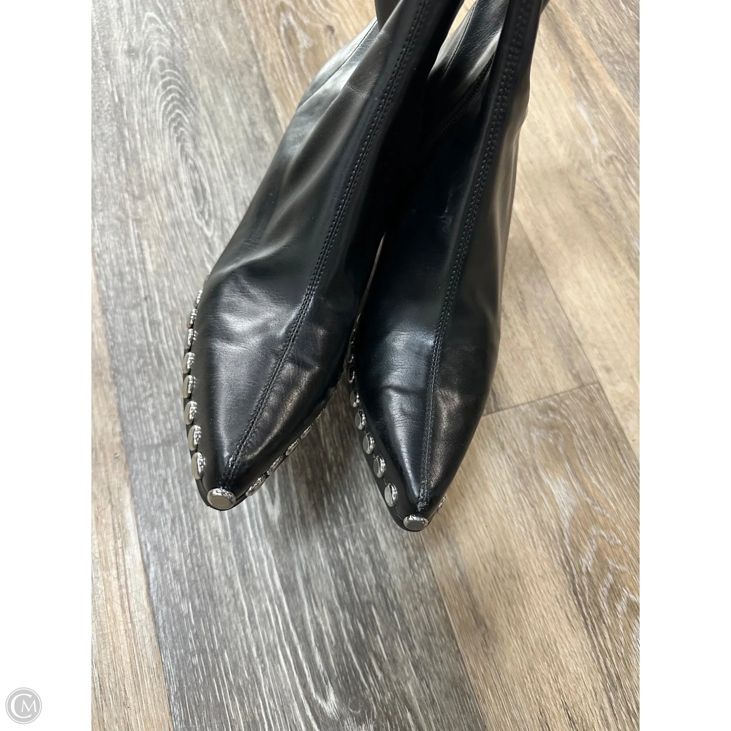 Boots Ankle Heels By Jeffrey Campbell In Black, Size: 9.5