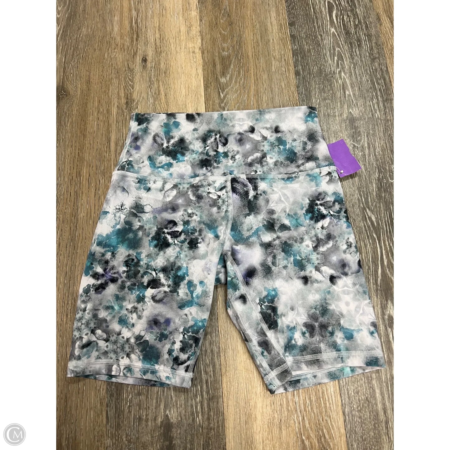 Athletic Shorts By Lululemon In Tie Dye Print, Size: 6