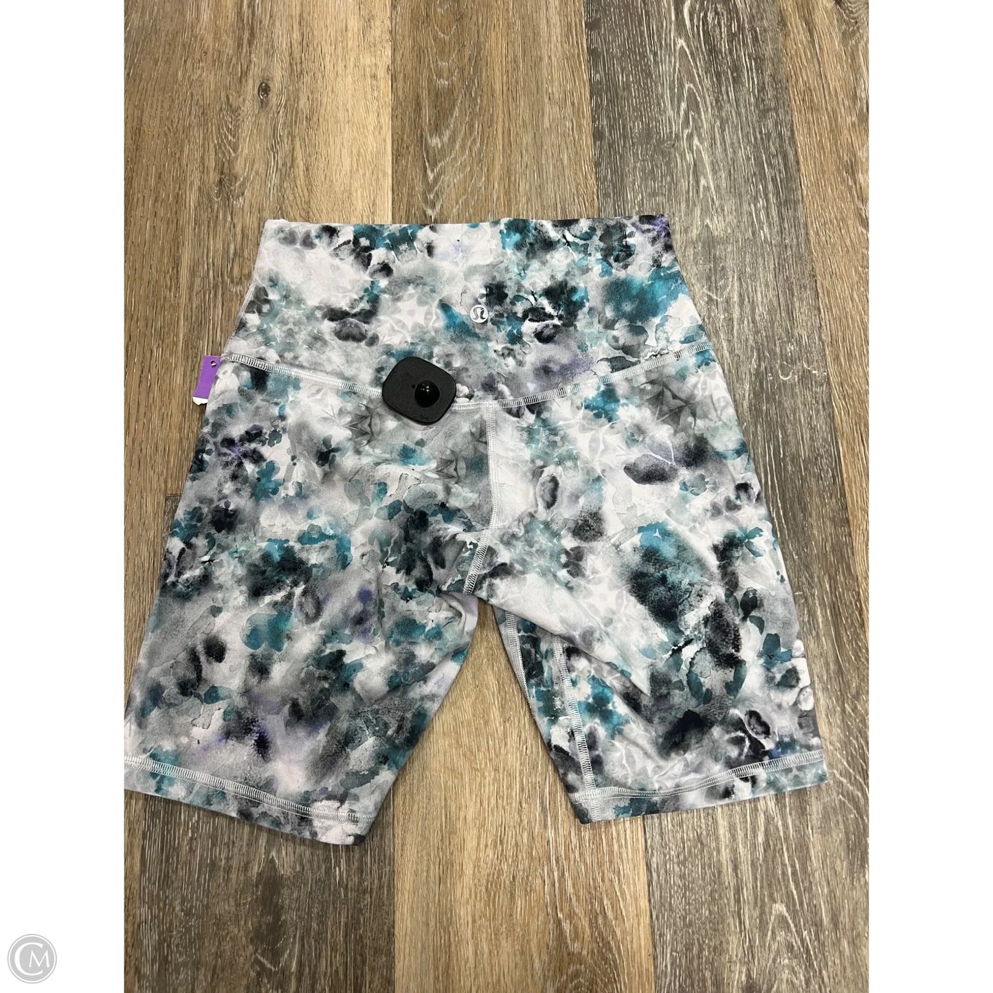 Athletic Shorts By Lululemon In Tie Dye Print, Size: 6