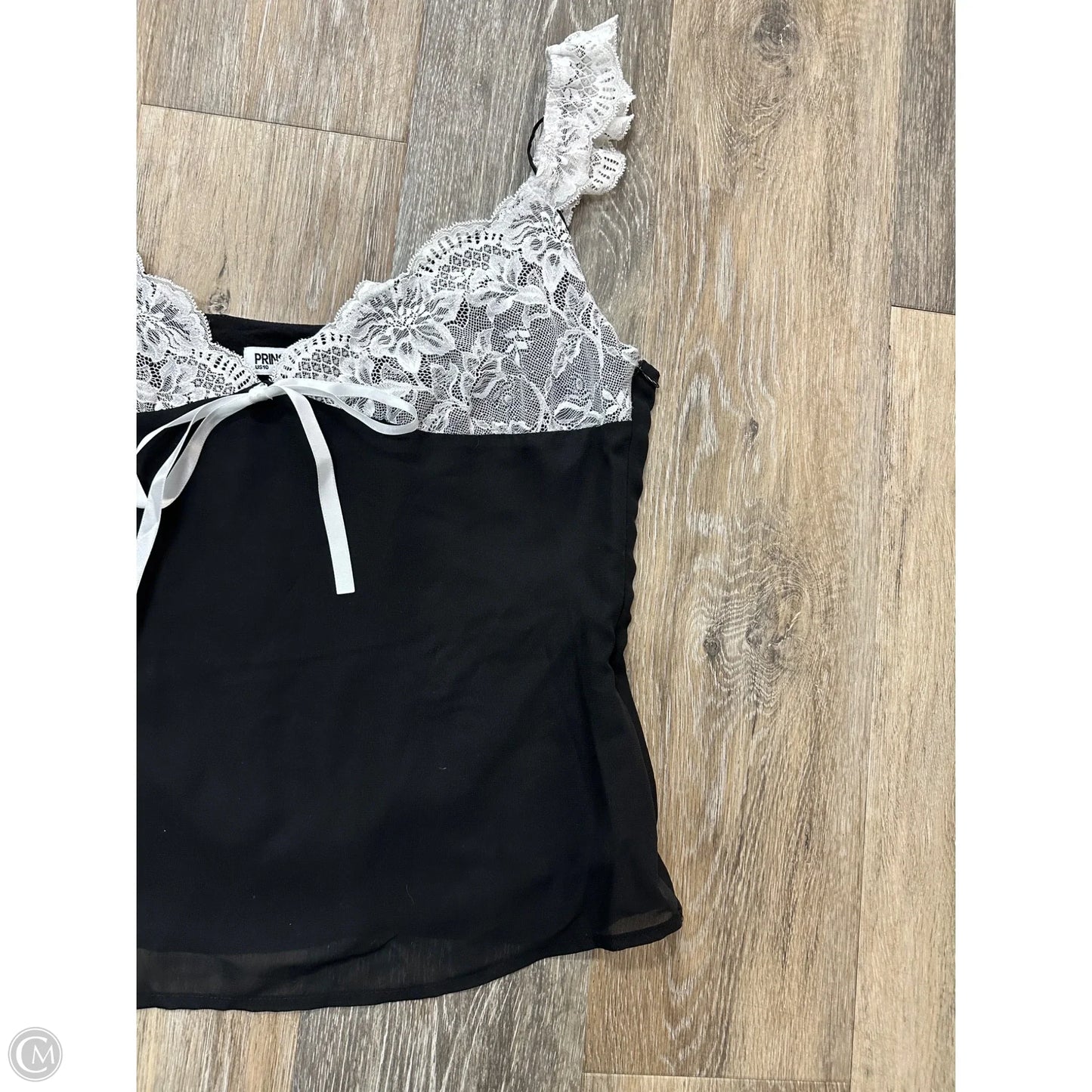 Tank Top By Princess Polly In Black & White, Size: 10