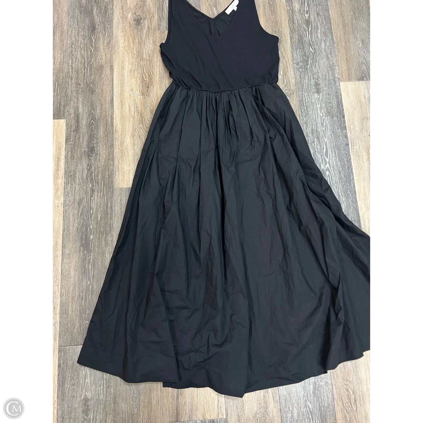 -Dress Casual Maxi By Loft In Black, Size: 12